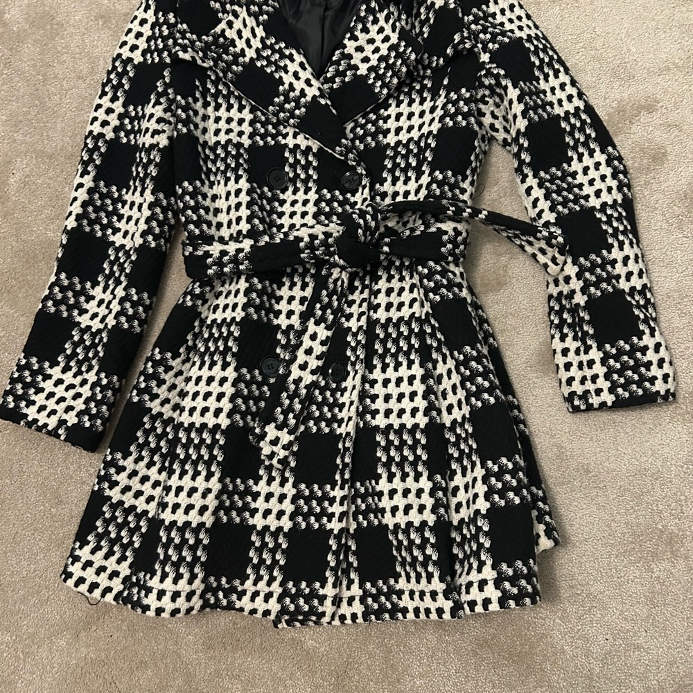Express Monochrome Patterned Coat - image 1